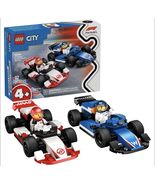 Lego City F1 Williams Racing &amp; Haas F1 Race Cars - $584.48 MXN