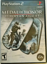 Medal of Honor 2 Game PS2 Lot: Rising Sun and European Assault: COMPLETE: WW2 - $8.90