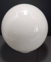 vintage pendant style glass lamp globe shade white - $66.23 CAD