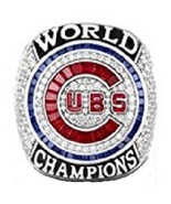 Chicago Cubs World Series Champions 2016 Ring Baez Bryant Rizzo Zobrist Sz 8-14 - $20.95