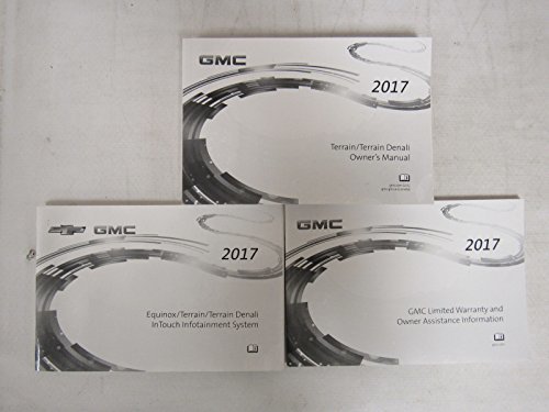 2017 GMC Terrain / Terrain Denali Owners Manual Guide Book [Paperback] G... - $53.87