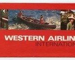 Western Airlines International Ticket Jacket 1960&#39;s - $27.69