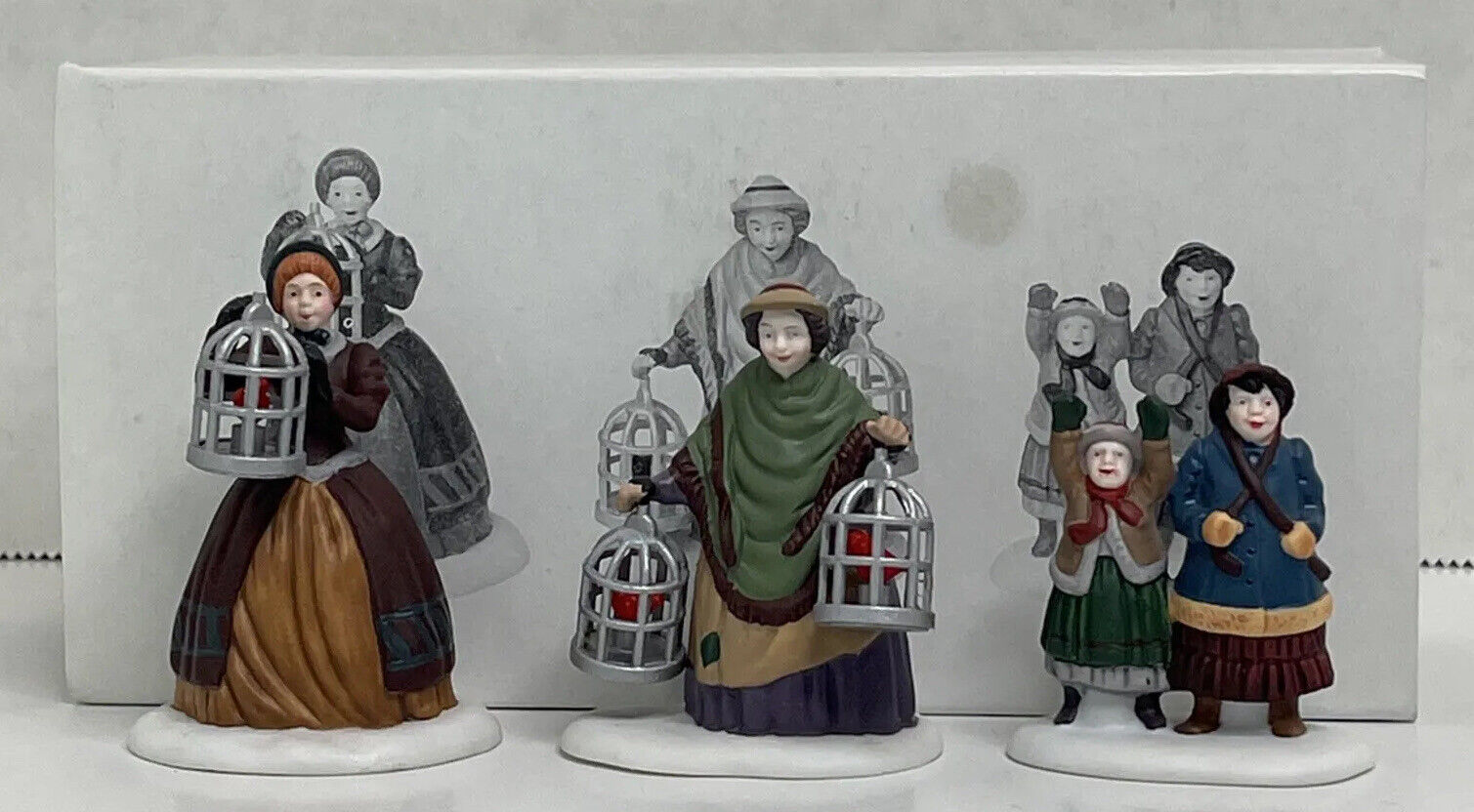 Department 56 &quot;THE BIRD SELLER&quot;  #5803-3 Heritage Village Collection Acc... - $21.03
