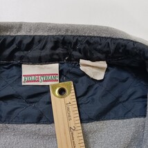 Field & Stream Heavy Cotton Button Down Shirt Men's Gray Outdoor Work Chest 50" image 5