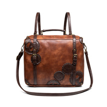 Original Steampunk Industrial Style Gear And Time Backpack For A Backpack - £54.03 GBP