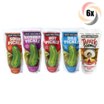 6x Pouches Van Holten&#39;s Jumbo Variety Dill Pickle In-A Pouch | 5oz | Mix... - £14.77 GBP