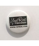 Yep Roc Records Promotional Advertising Button Pin Black White 1&quot; - £7.51 GBP