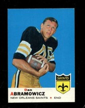 1969 Topps #36 Dan Abramowicz Good+ (Rc) Saints *X63716 - £2.89 GBP