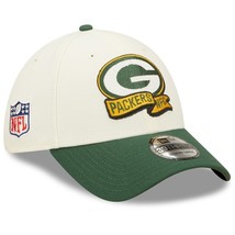 Green Bay Packers New Era 39THIRTY 2022 Sideline Baseball Hat Flex Fit L/XL - £27.92 GBP