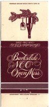 Louisiana Matchbook Cover Barksville AFB NCO Open Mess - $1.38