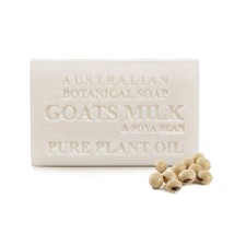 Australian Botanical Soap Goats Milk Soya Bean Shea Butter Pure Plant Oil 3 Bars - £14.85 GBP