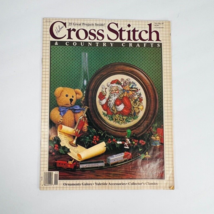 Vtg Cross Stitch Country Crafts Ornament Patterns Christmas Santa Angels - $16.99