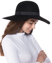 allbrand365 designer Womens Wool Felt Floppy Hat,Black,One Size - £62.02 GBP