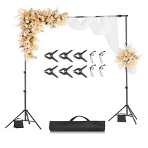 VEVOR Backdrop Stand, 8.5 x 10 ft Adjustable Photo Stand Kit, Background... - $40.90