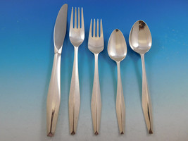 Diamond by Reed &amp; Barton Sterling Silver Flatware Set for 8 Service 40 p... - £3,735.53 GBP