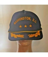  Washington DC USA Snapback Trucker Hat Cap Gold Leaf Vintage Snap Back  - $19.67 CAD