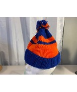 Blue and Orange Youth Handmade Knit Cap  - €9,37 EUR