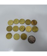 Guardian Angel Lot of 14 pcs Religious 2 Sided Coin Good Luck Blessing T... - $271.86 MXN