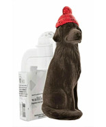 Bath &amp; Body Works Wallflower Plug Brown Lab Dog Red Metallic Beanie Hat ... - $23.11 CAD