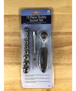 10 Piece Stubby Socket Set - Helping Hand - #20153 - New - £7.90 GBP