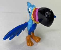 Kelloggs Fruit Loops Toucan Sam Figure Toy 3 1/2&quot; Posable 2003 Cereal Pr... - $7.84