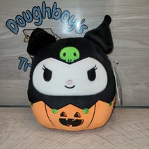 Squishmallows Kuromi 8&quot; Halloween Pumpkin Plush Hello Kitty and Friends ... - £10.78 GBP