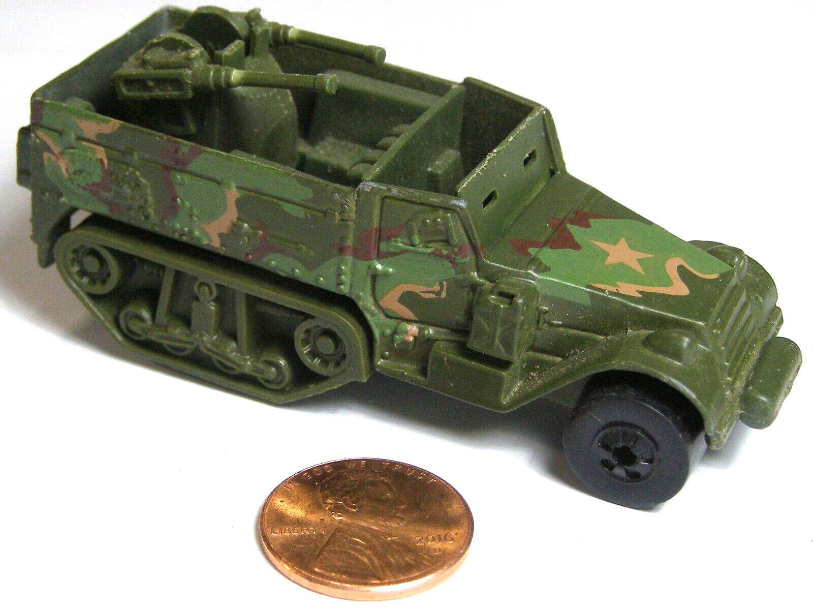 Primary image for Hot Wheels Military Half-Track 1985 Action Command   RZ8
