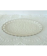 LENOX CHINA WEDDING PROMISES COLLECTION VANITY TRAY PLATINUM RIM 10&quot;W LA... - £11.11 GBP