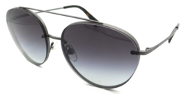 Valentino Sunglasses VA 2009 3017/8G 58-15-135 Matte Gunmetal / Grey Gra... - $133.67