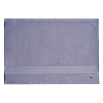 Lacoste Heritage Bath Mat 100% Supima Cotton Thick Soft Floor Tub 21x31 Blue - £22.13 GBP