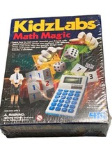 4M Kidz Labs Math Magic Over 15 Fun Math Tricks, Games &amp; Puzzles - £10.12 GBP
