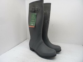 Kamik Women&#39;s Jennifer Tall Black Rain Boots Gray Size 9M - £34.16 GBP