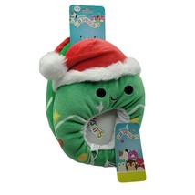 Squishmallow Slippers Santa Hat Wreath Christmas Childrens Youth 11 12 Soft - $17.60