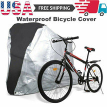 Large Waterproof Bicycle Cover Outdoor Rain/Sun Protector For Bikes Dust... - £20.43 GBP