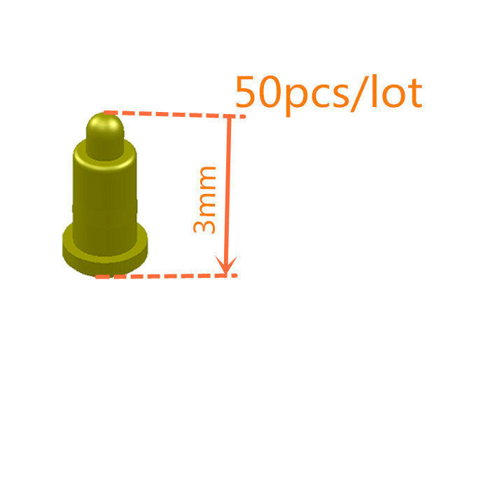 50x Copper + gold plated 2.0*3.0MM Current Pogo Pin Spring Test Probe Co... - $10.88