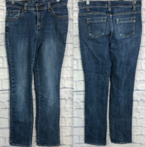 Womens Faded Glory Distressed 16S Stretch Blue Jeans - £11.65 GBP