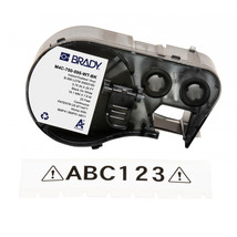 Brady M4C-750-595-WT-BK VINYL LABEL TAPE W/RIBBON - $75.69