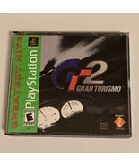 Playstation 1 Gran Turismo 2 Greatest Hits PS1 2-disc Fat Green Case - £12.84 GBP