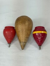 Vintage wooden tops - $19.00