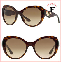 PRADA VOICE 26Q Havana Brown Jewel Butterfly Runway Sunglasses PR26QS Authentic - £163.03 GBP