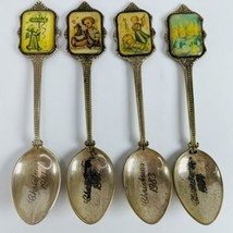 4 Hummel Angel Collectible Spoons Christmas 1981-84 ARS Edition VTG West Germany - £14.60 GBP