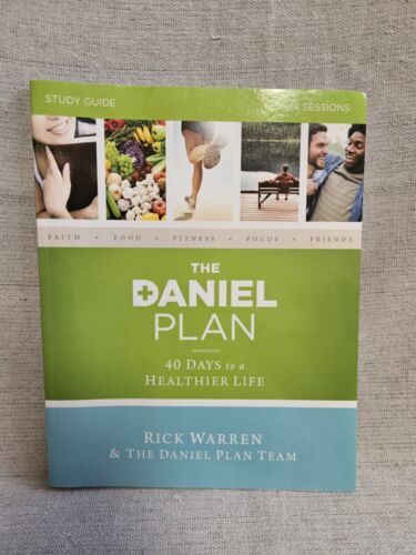 Primary image for The Daniel Plan Study Guide - 40 Days To A Healthier Life - Rick Warren