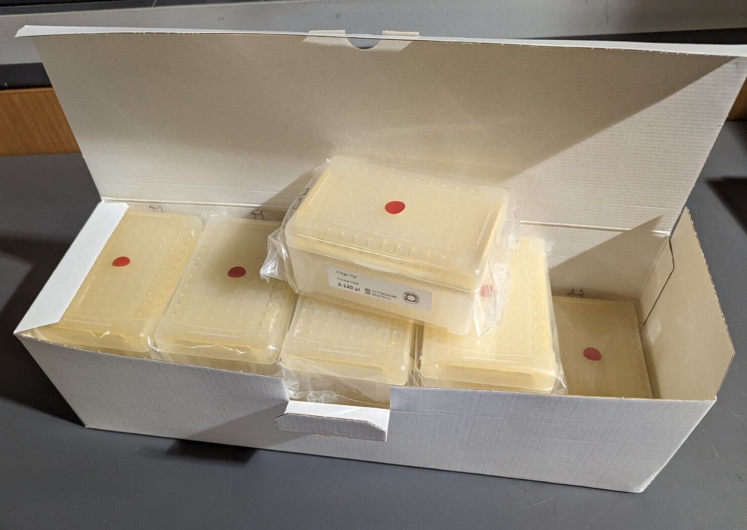 1 box Sartorius SafetySpace™ Filter Tips 2-120 µl pre-sterilized, LH-F79... - $28.75