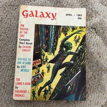 Galaxy Science Fiction Magazine Pulp Fantasy Damon Knight Vol 21 No 4 Apr 1963 - £9.56 GBP