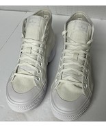 ADIDAS Women’s Nizza Trek White &amp; Ivory Platform Hi Top Canvas Sneakers ... - $862.78 MXN