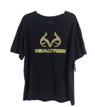 Realtree Mens Shirt Size Large X Large Navy Green Short Sleeve T Shirt C... - £8.95 GBP+