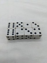 Lot Of (8) Black And White Dice - £7.13 GBP