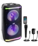 Pyle PPHP288B 600W Rechargeable Portable Bluetooth PA Speaker Microphone... - $102.60
