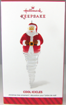 Cool Icicles Santa on Ice 2014 Hallmark Christmas Holiday Ornament NIB - £9.84 GBP