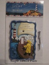 Vintage The Light of the World Psalm 27:1 Nautical Theme Single Switch P... - £11.18 GBP